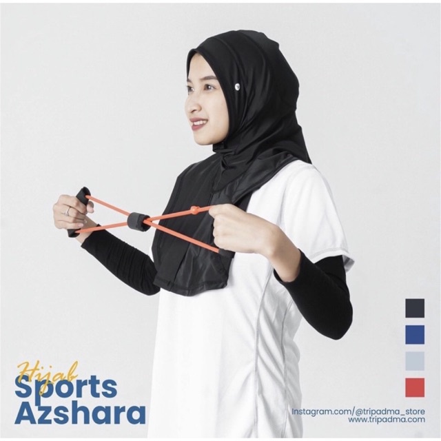 Tripadma Hijab Sports Azshara Hijab Earphone
