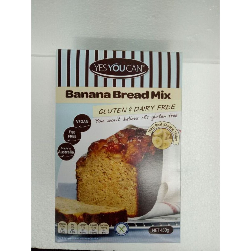 

Yes You Can Gluten Free Banana Bread Mix 450g