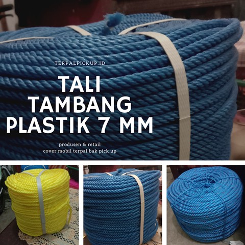 Tali Tambang Plastik Ukuran 7mm per meter