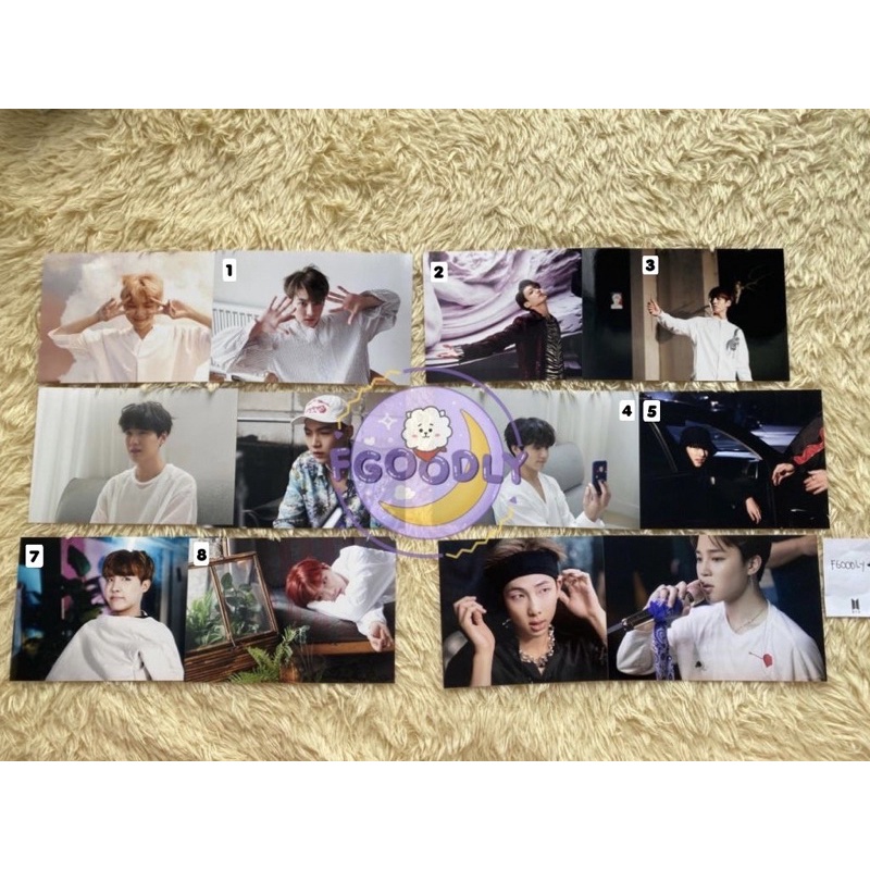 [READY STOCK] BTS POSTCARD ONEUL LIVE PHOTO OFFICIAL JUNGKOOK JHOPE