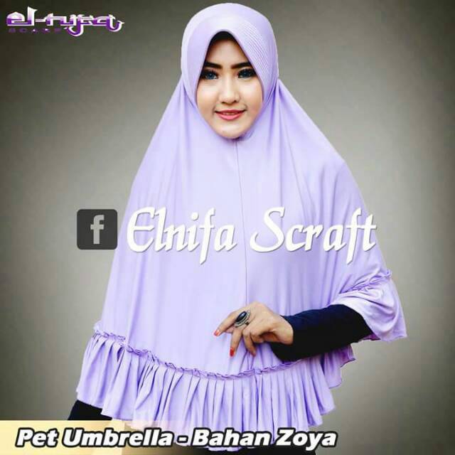 Jilbab Pet  Umbrella Elnifa