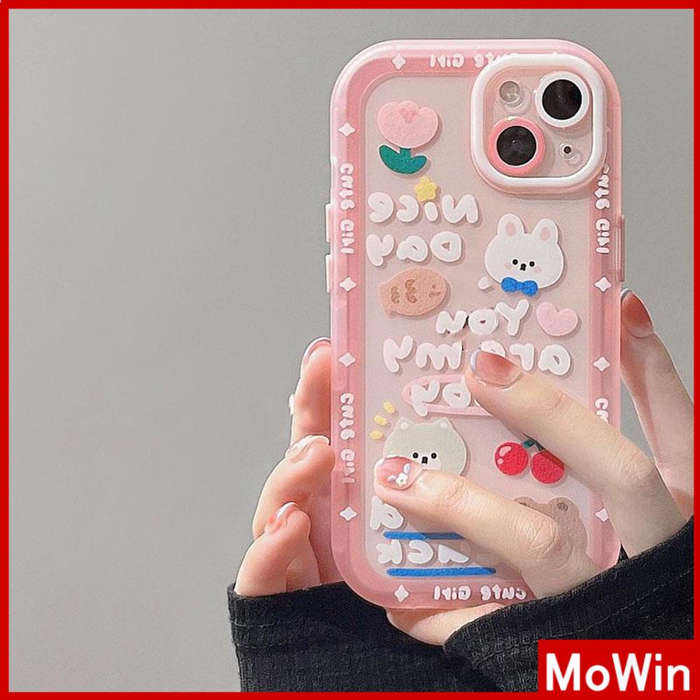 iPhone Case Silicone Soft Case Clear Case Fluorescent Color Airbag Shockproof Protection Camera Cartoon Cute Compatible For iPhone 11 Pro Max 13 Pro Max 12 Pro Max 7Plus xr XS Max