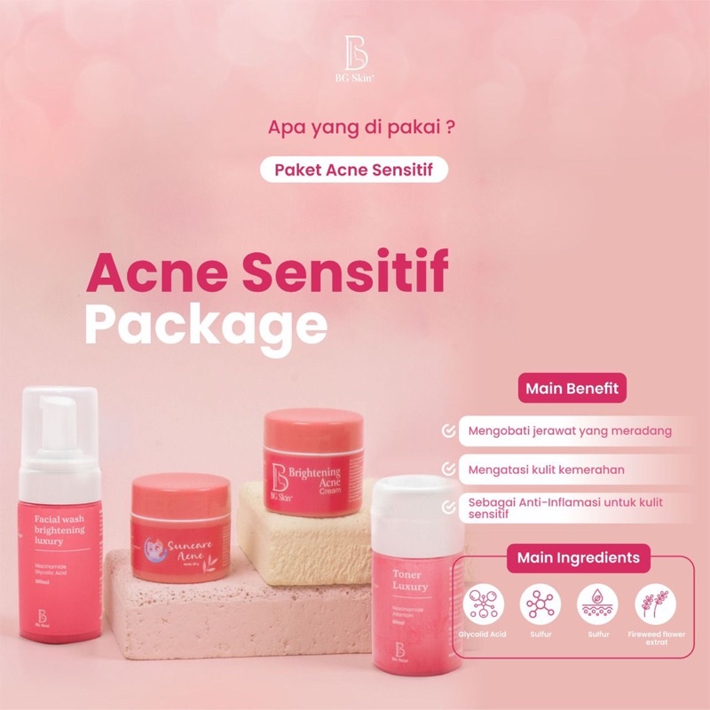 BG skin acne sensitif