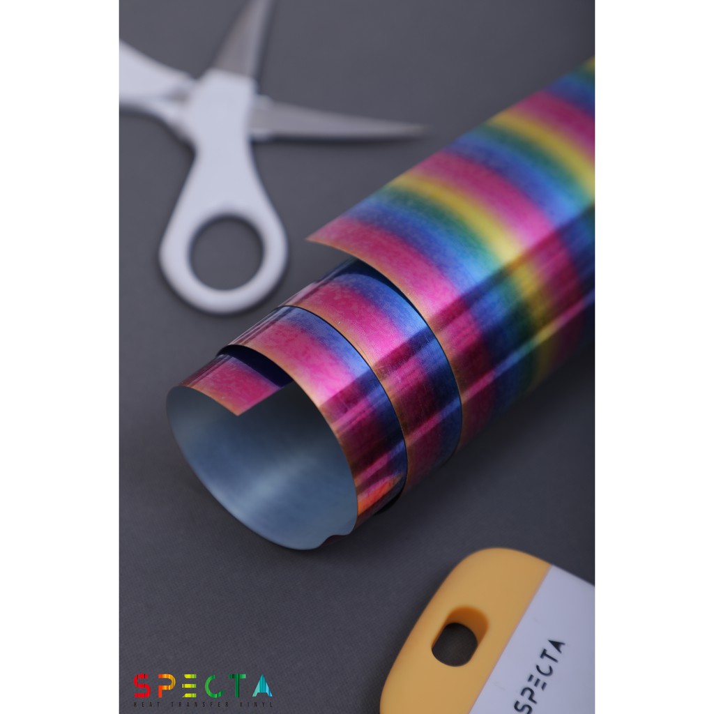 POLYFLEX PET LASER METALLIC KOREA SPECTAFLEX PL - 17 HTV RAINBOW