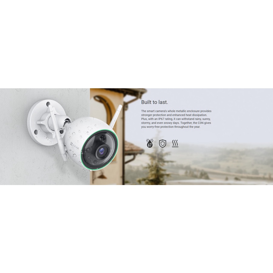 Ezviz C3N IP Cam Outdoor Color Night Vision 1080 Model CS-C3N-A0-3H2W