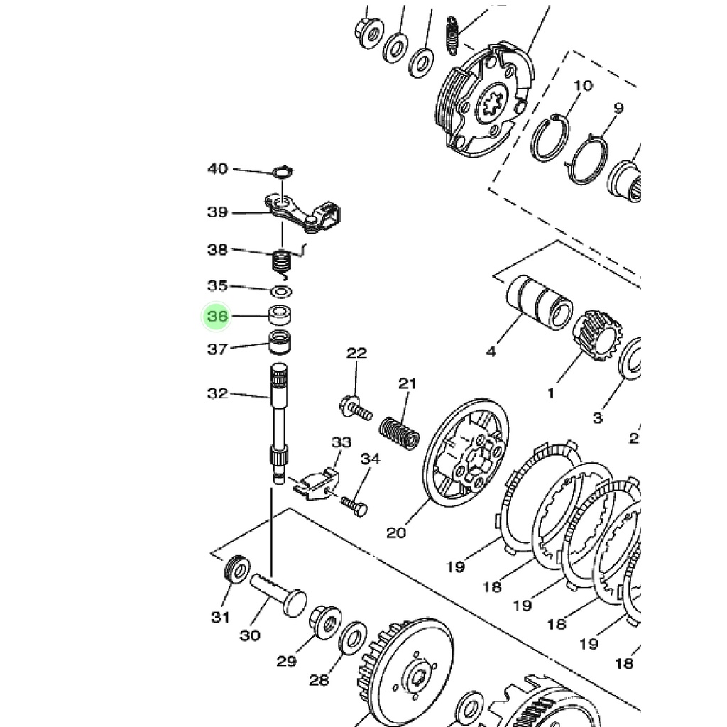 SIL SEAL STUT STOTH STUD KOPLING NEW R15 VVA V3 MT15 XSR VIXION R WR 155 SCORPIO ORI 93102-12862