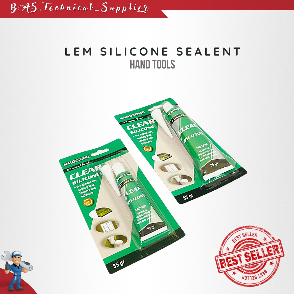 Lem silicone sealent / lem silikon sealent / sealent kaca aquarium