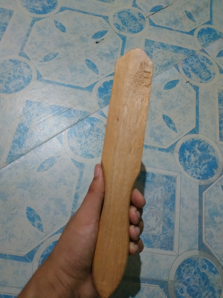 Sikat Kawat Putih Baja Gagang Kayu