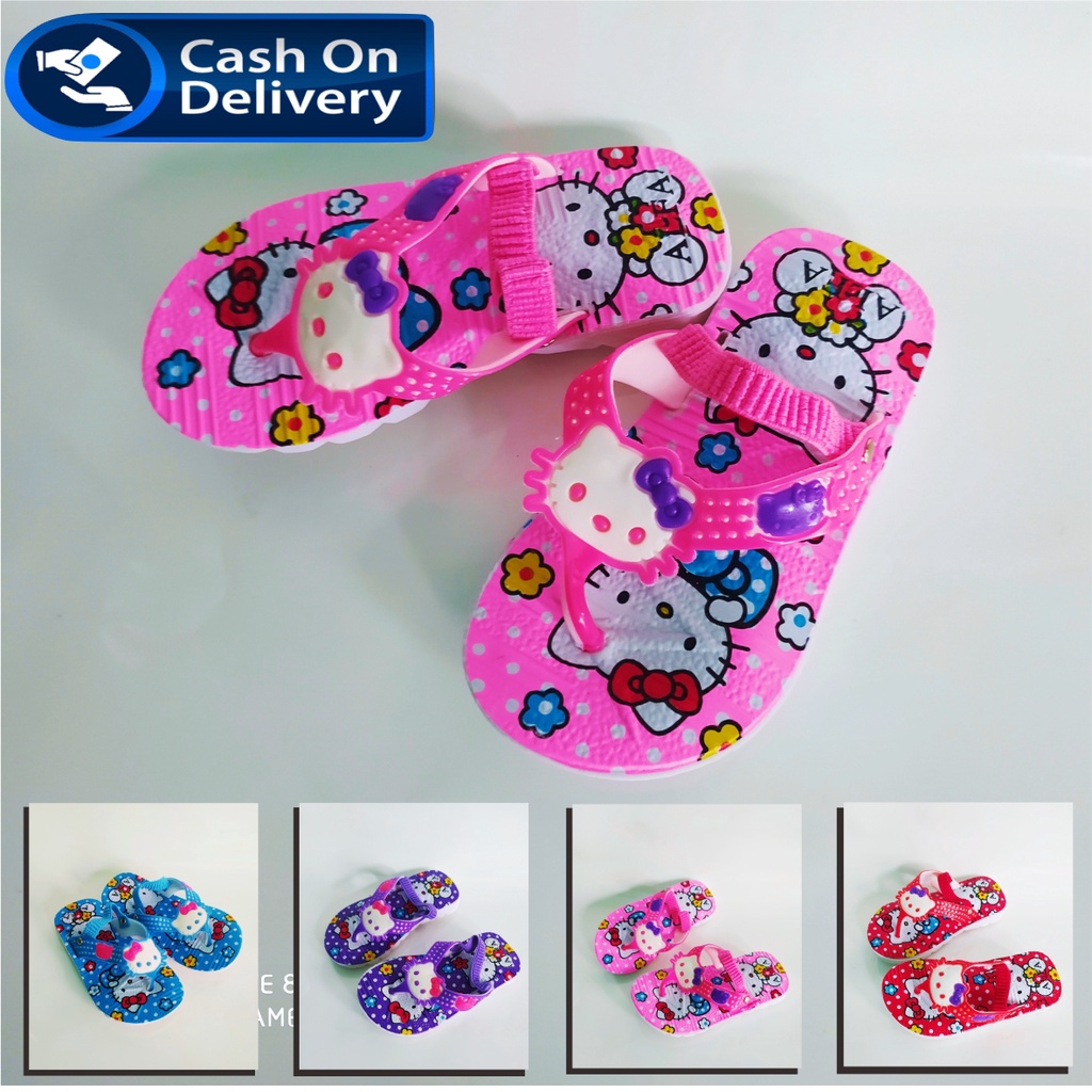 Sendal cicit anak perempuan motif hello kitty keren cod