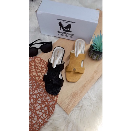 HEELS HERMES | BAYAR DITEMPAT | COD | TAPAK TAHU | GROSIR SENDAL MEDAN | SEPATUHANDMADE | LOCAL BRAN
