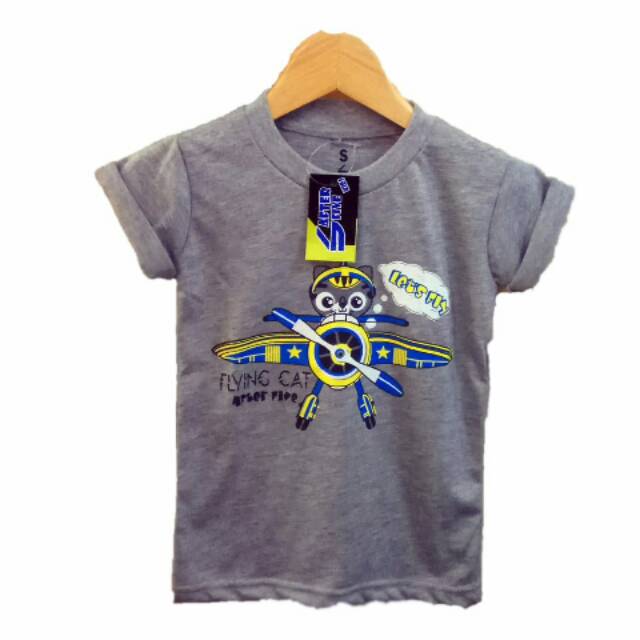 Kaos Anak Karakter Pesawat