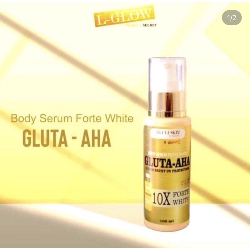 BODY SERUM GLUTA AHA LGLOW | REFLISKIN BODY SERUM GLUTA AHA