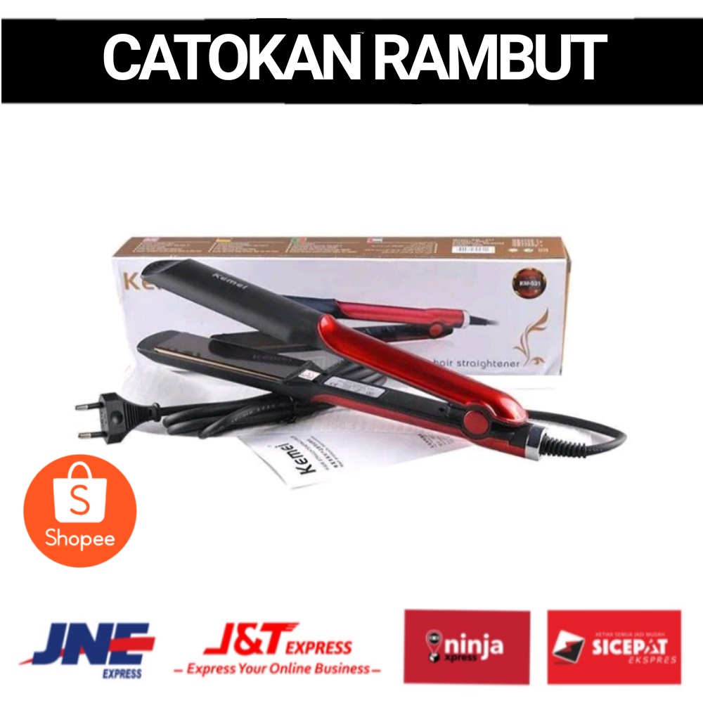 mexxbull promo Catokan KEMEI KM 531 Catok rambut Lurus temperatur suhu ionic KM531 terlariss dan termurah