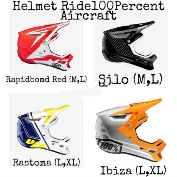Helm 100% aircraft helm mtb helm downhill