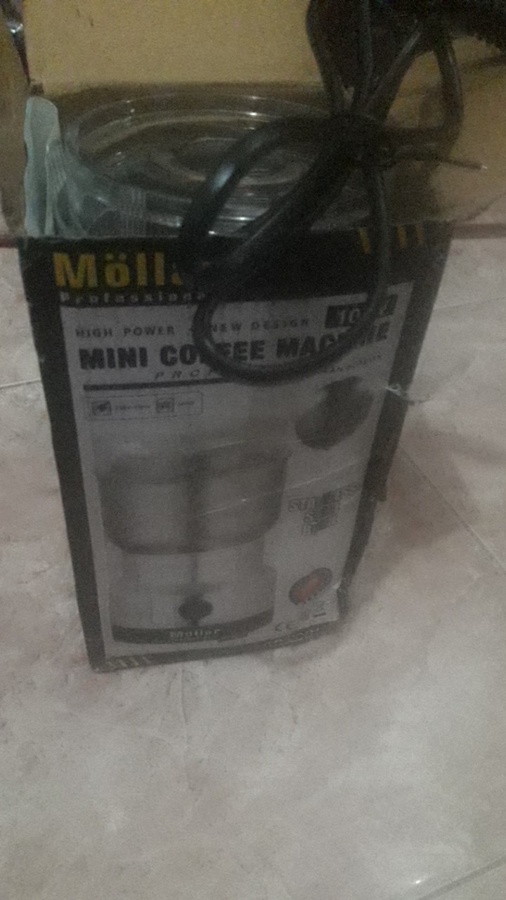 Mollar Mini Coffee Grinder Gilingan Kopi Listrik - Blender Bumbu Dapur