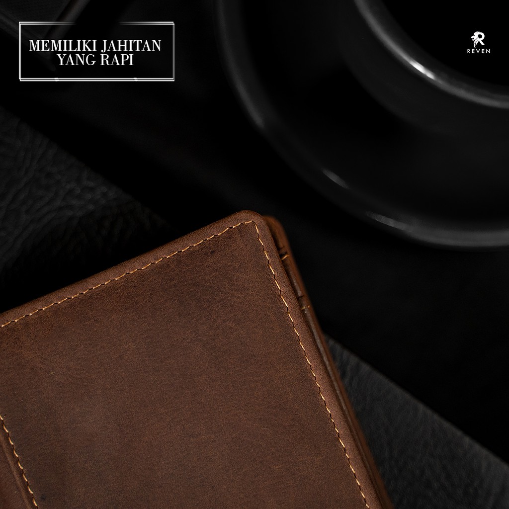 REVEN LEATHER - Dompet Pria Full Kulit Asli Reven Glory Wallet Terbaru