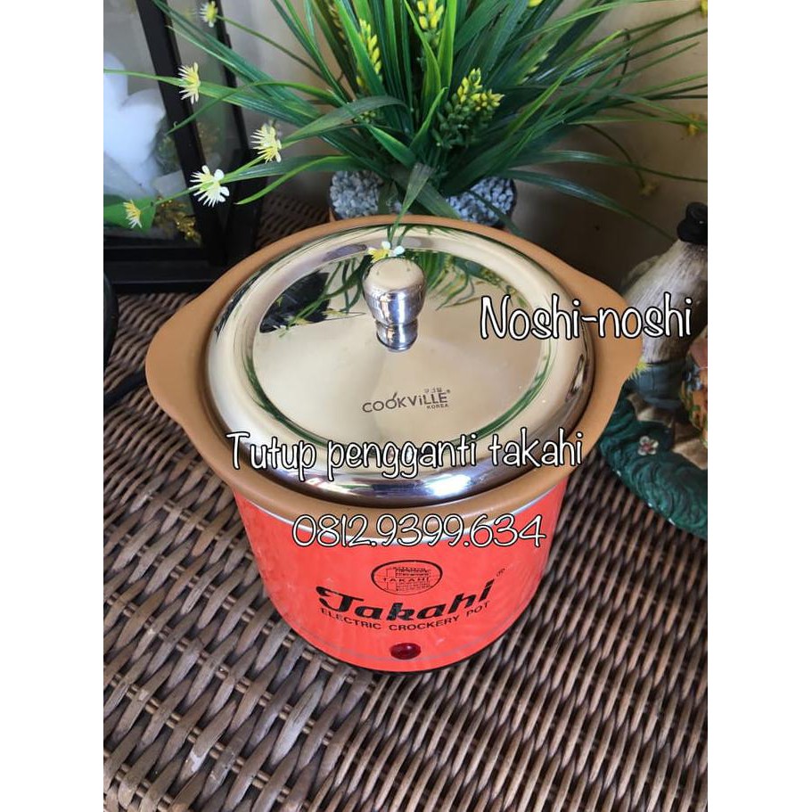 (Produk Terbaru) Tutup Pengganti Takahi Slow Cooker 0,7 L