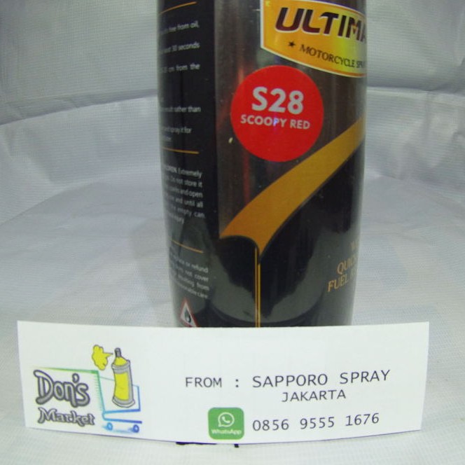 SAPPORO ULTIMATE SCOOPY RED S28 400ML