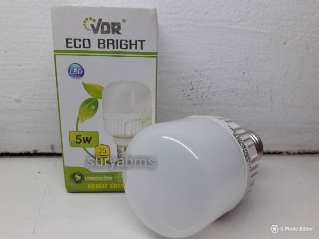 Lampu LED VDR eco bright 5w