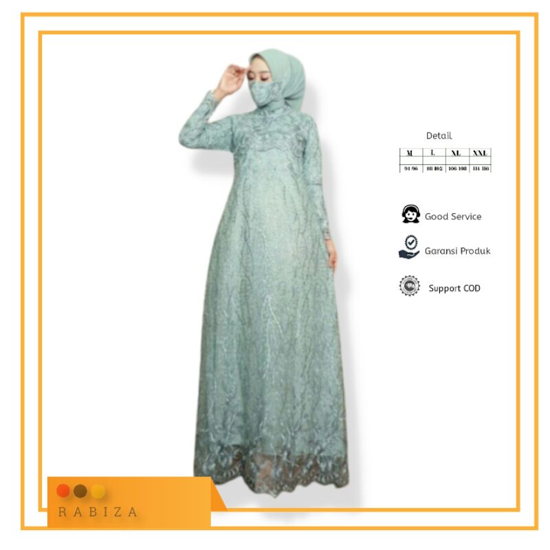 SF Model Gamis Brokat Terbaru/Gamis Brokat/Gamis Pesta/Gamis Terbaru 2022/Gamis Ratu