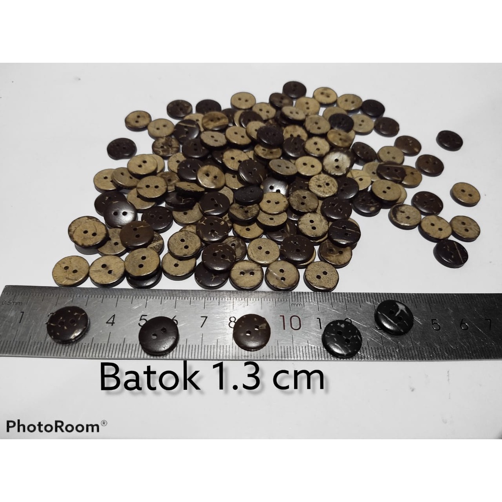 kancing batok 20L ( 1,3cm ) isi -+ 1000 biji per bungkus