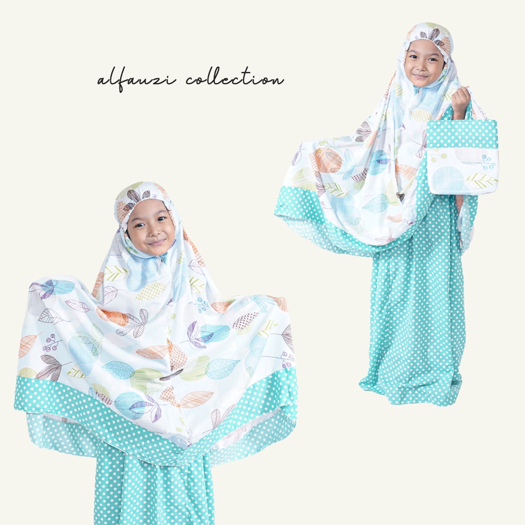 Mukena katun jepang anak 4-7 tahun / mukena anak / mukena katun jepang / random / cod