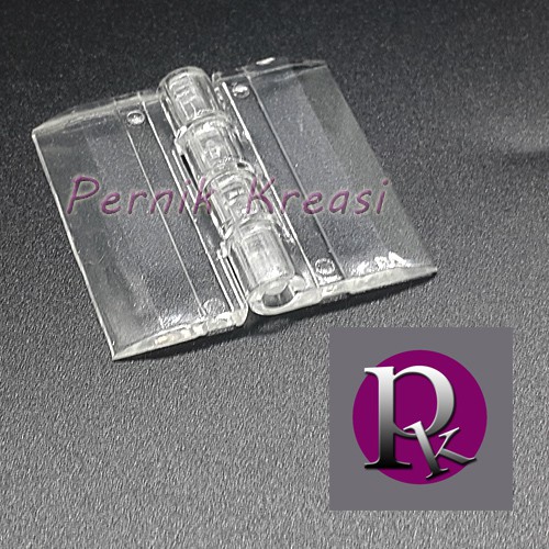 Engsel akrilik 30x33 mm Engsel bening Engsel acrylic Bahan craft akrilik termurah