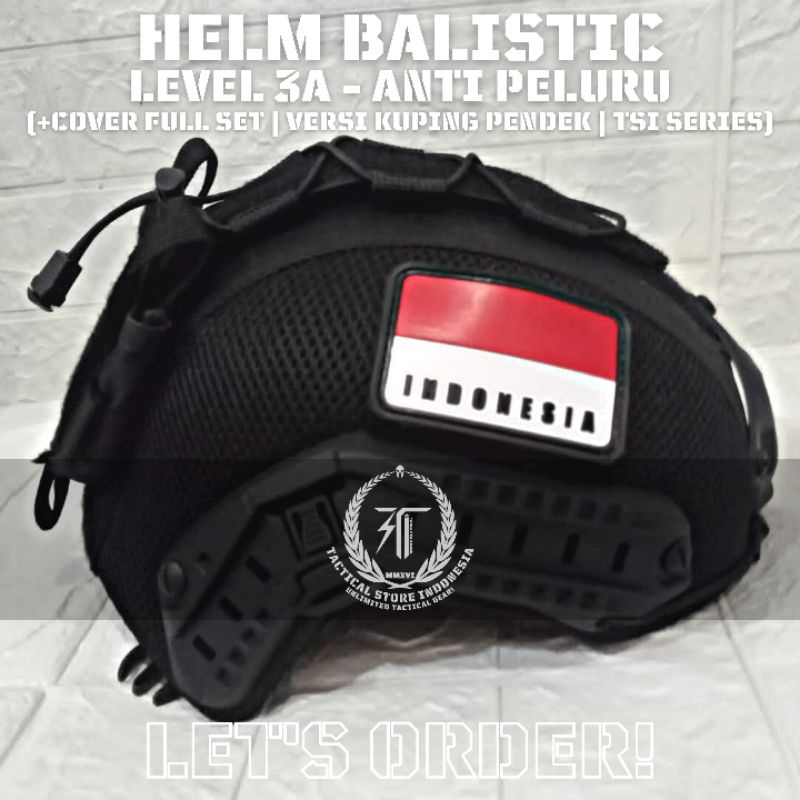 PROMO DISCOUNT Helm Balistic Level 3 A - Helm Tactical Anti Peluru - Helm TNI / Polisi - Brimob - Helm Balistik Pendek