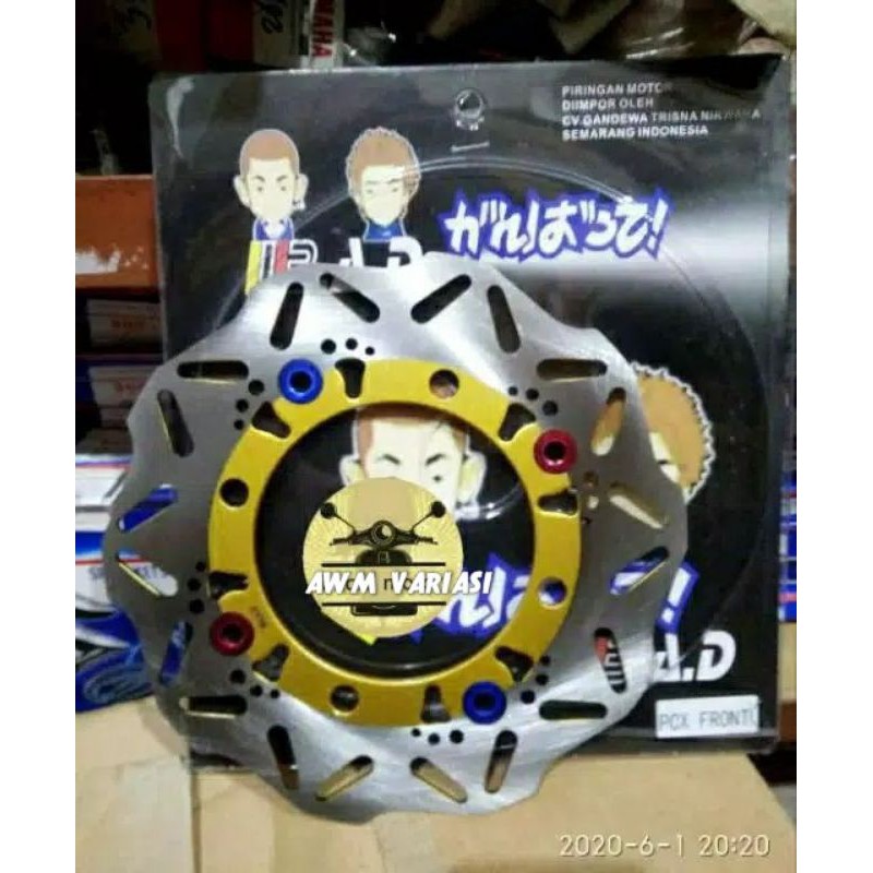 Disk/Piringan cakram belakang mega pro new cb150r cb150 old pcx depan belakang dll