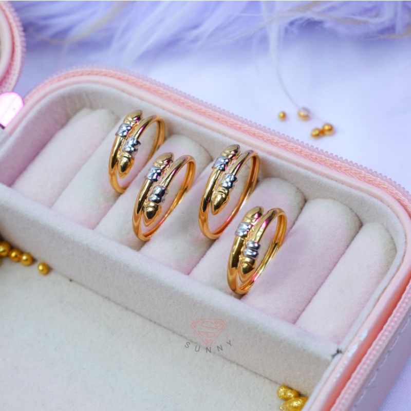 CINCIN KUKU MACAN 6K ASLI EMAS