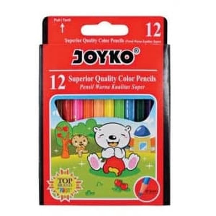 

GROSIR MURAH Pensil Warna 12 Pendek JOYKO ASLI/Color Pencil 12 JOYKO