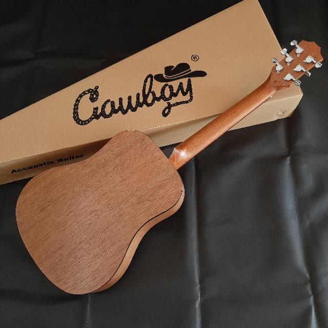 Gitar akustik cowboy 3/4 original gw 120 ns dan gw 120 nabisa upgrade elektrik