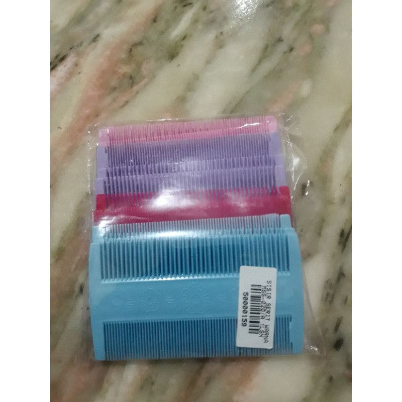 Sisir serit kutu plastik warna