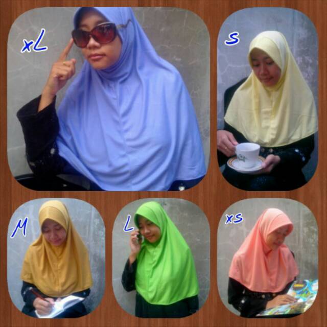 Jilbab kaos / bergo kaos / jilbab afra/ jilbab murah