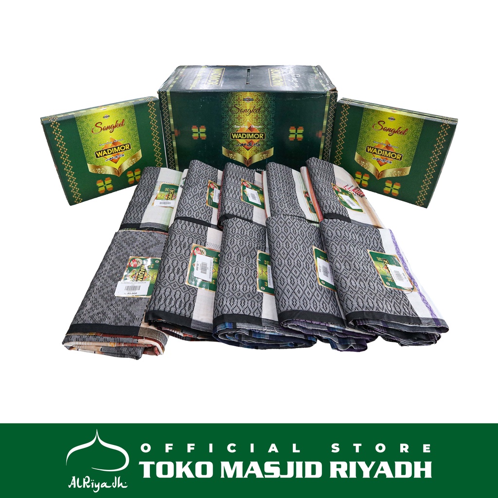Sarung Wadimor Motif Songket Rainbow