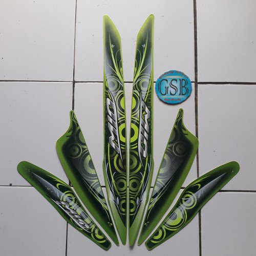 striping body motor mio sporty 2011 hijau