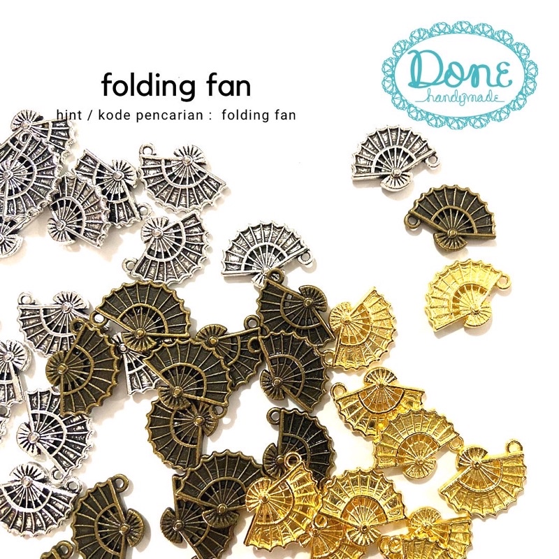 Charm kipas imlek charm mandarin folding fan charm imlek china stuff