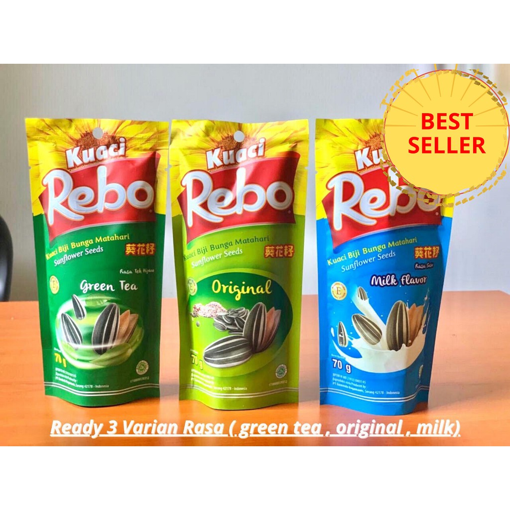 

Rebo Kuaci Biji Bunga Matahari - Netto 70 gr