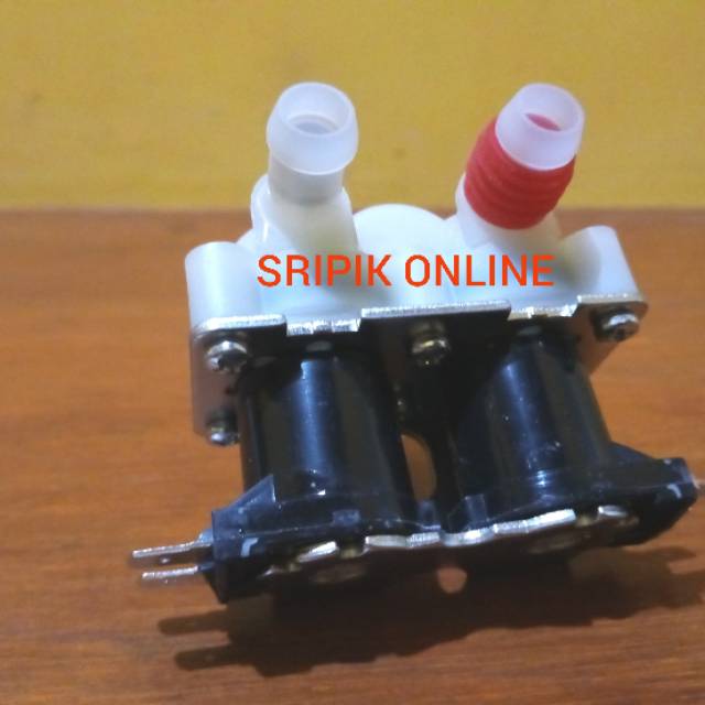 selenoid valve inlet valve double out 2 dua lubang out mesin cuci samsung