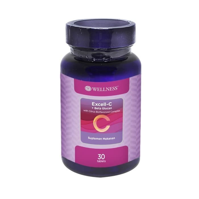 Wellness Excell C + Beta Glucan 30 Tablets BPOM