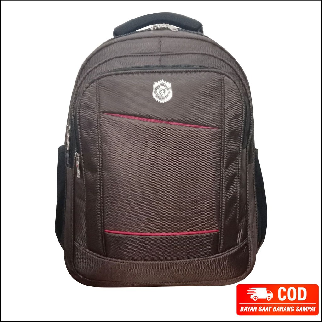 PG 9832 - Tas Ransel Punggung Bagpack Pria Wanita Unisex Bahan Import Tebal Waterproof Ukuran 18 Inch