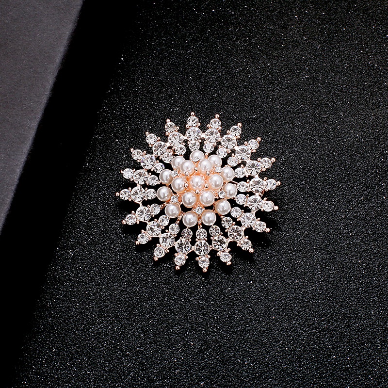 High-end Retro Mutiara Zirkon Bros Opal Swan Kupu-kupu Merak Bunga Berlian Imitasi Bros Aksesoris indah-28#