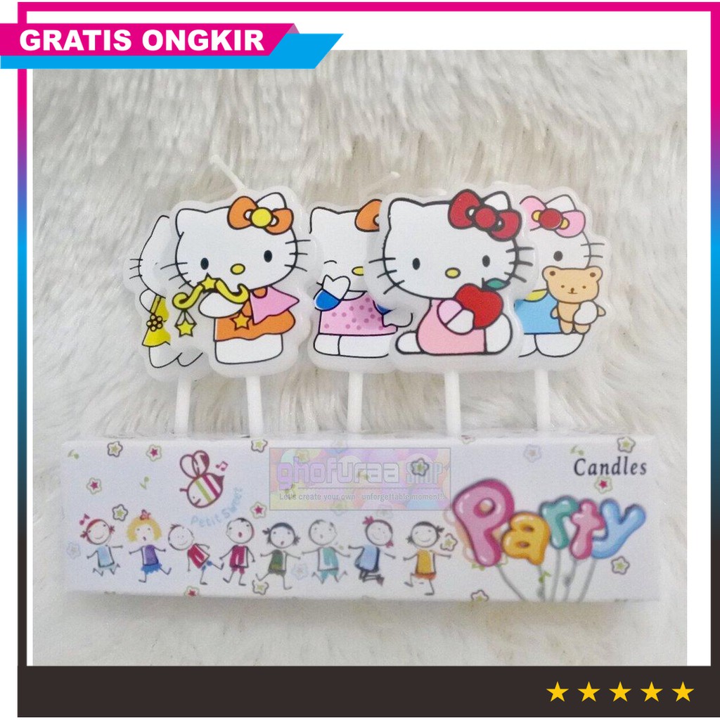 Promo Lilin Karakter Hello Kitty Hiasan Kue Ulang Tahun Unik Promo Lilin Karakter Hello Kitty Hiasan Kue Ulang Tahun Unik