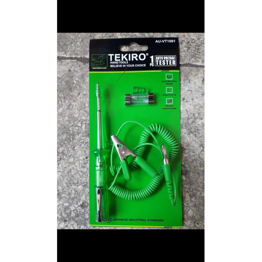 Tespen - Tes Pen - Testpen DC atau Auto Voltage Tester TEKIRO AU-VT106