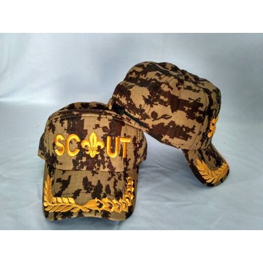 Topi Lapangan Pramuka Loreng Scout