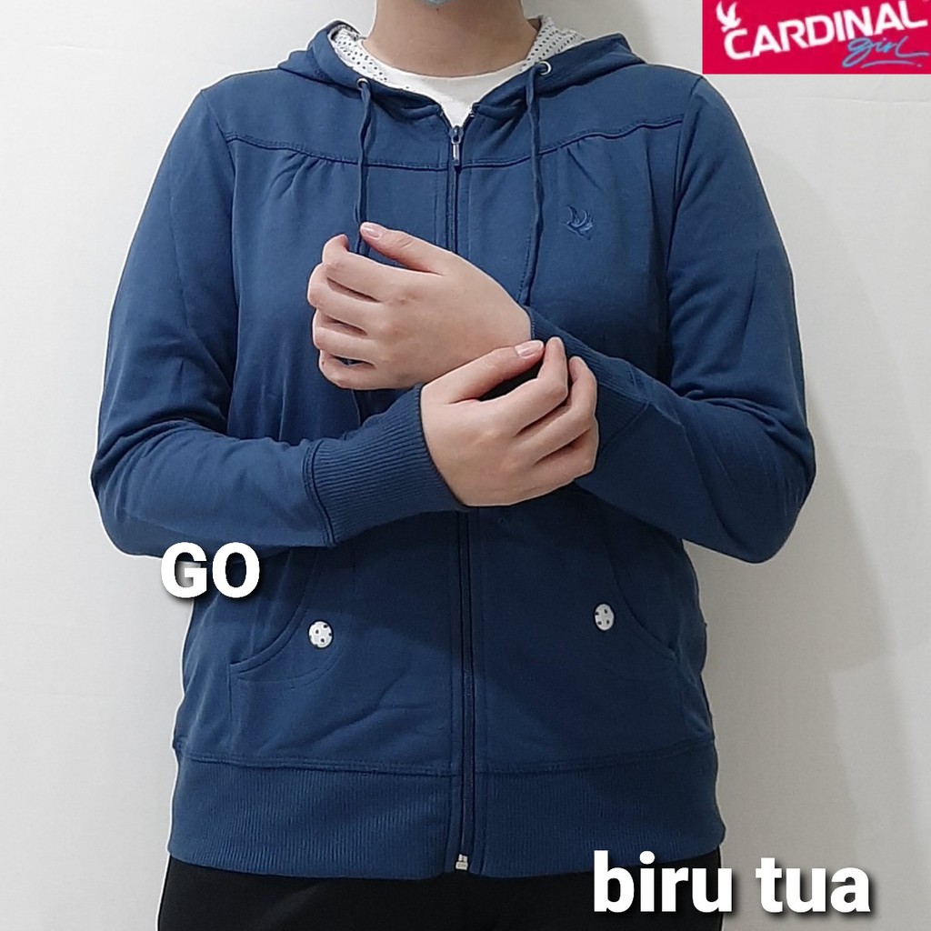 BB CARDINAL SWEATER Girl NAVY 138 Jaket Cewek Sweater Cardinal 100% Original