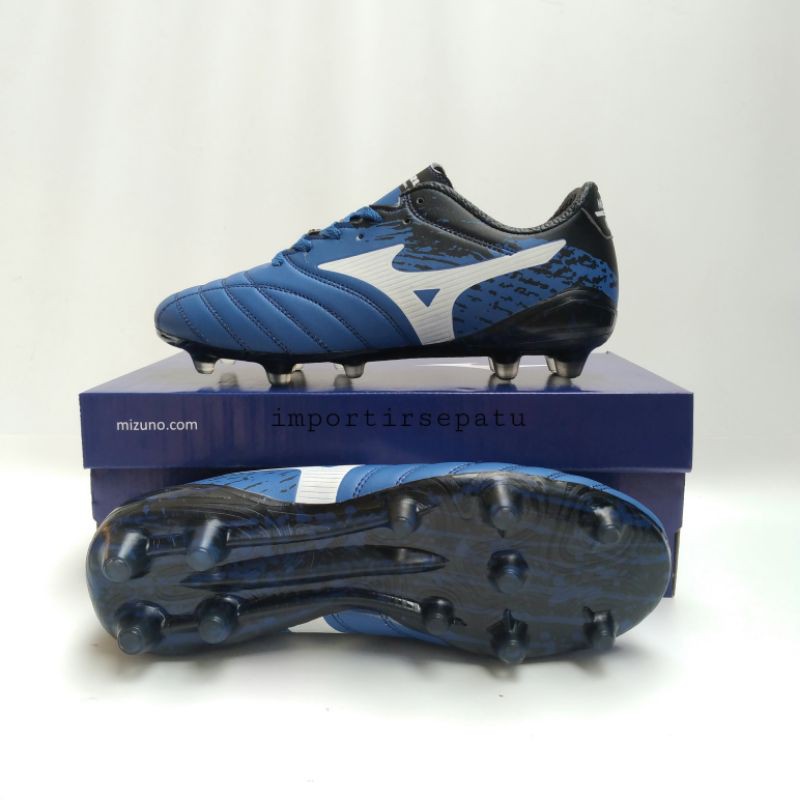 Sepatu Bola Mizuno Morelia Neo Blue Black Standart Quality/Komponen