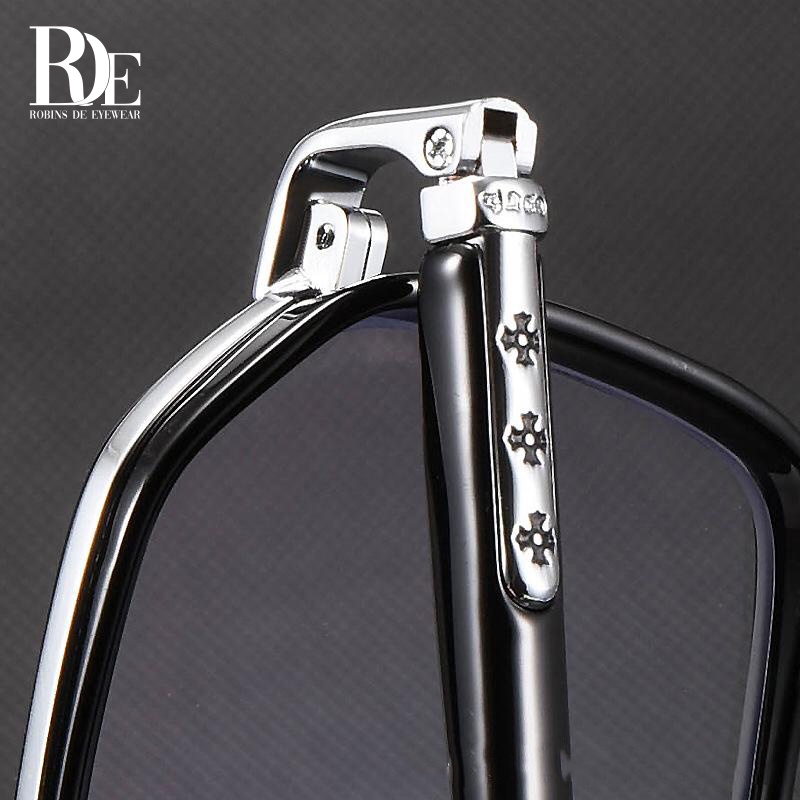 Robins Kacamata Anti Radiasi Komputer Frame Kacamata Tony Stark Iron Man Fashion Pria Wanita Bisa Minus Photocromic Bluecromic K0039-2