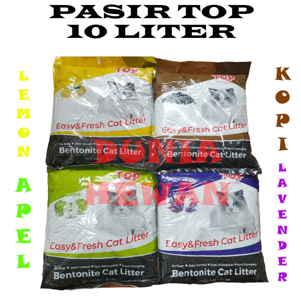 PASIR KUCING GUMPAL TOP 10L 10 L 10 LITER 10LITER