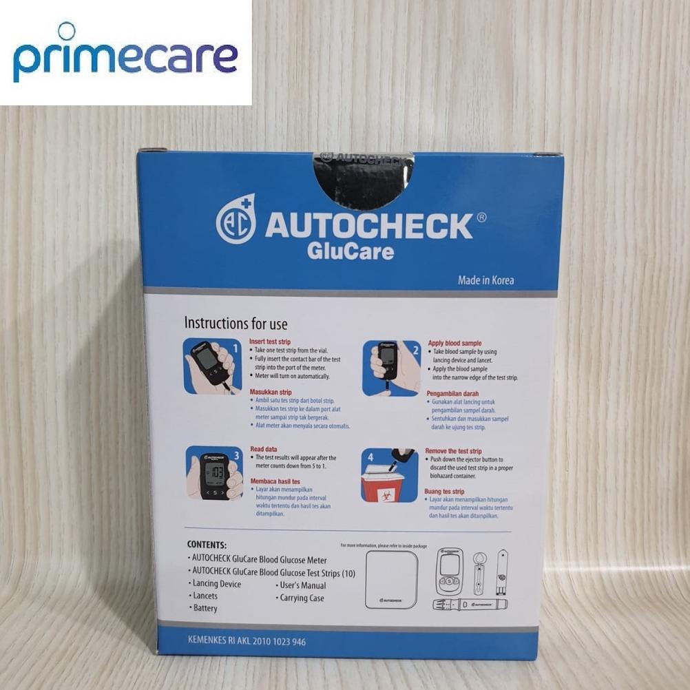 Alat Autocheck Gula Darah / Alat Autocheck Glucare / Alat Cek Gula Darah